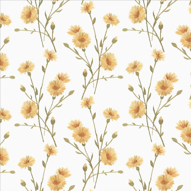 Kasmir Fabric Sprightly Daisy 1468 52% Cotton
48% Polyester
 INDIA </p><p>Repeat: Horizontal: 10 3/8 inches and Vertical: 9 2/8 inches 54 - My Fabric Connection -