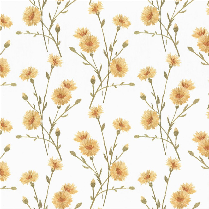 Kasmir Fabric Sprightly Daisy 1468 52% Cotton
48% Polyester
 INDIA 30,000 Wyzenbeek Double Rubs </p><p>Repeat: Horizontal: 10 3/8 inches and Vertical: 9 2/8 inches 51 - My Fabric Connection -