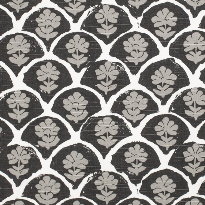 Charlotte Fabric CB600-236 Shades of Onyx 100% Cotton USA Exceeds 54,000 Wyzenbeek Rubs (Heavy Duty) Horizontal 13.5" x Vertical 12.5" 54 Inches - My Fabric Connection -