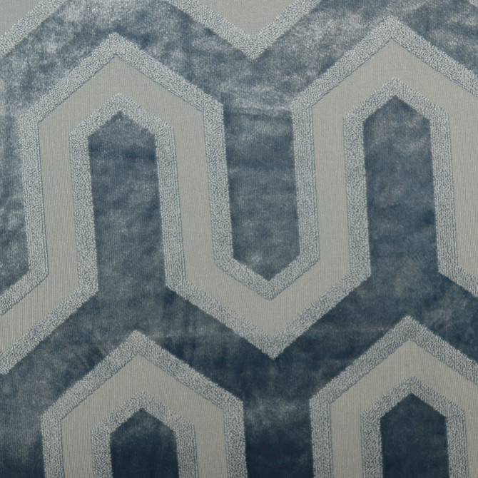 Europatex Fabric Baroque A Ocean Baroque 100% Polyester 5" H, 5.75" V 114.00 inches - My Fabric Connection -