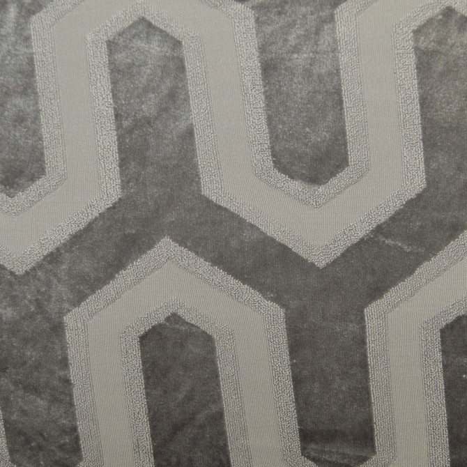 Europatex Fabric Baroque A Steel Baroque 100% Polyester 5" H, 5.75" V 114.00 inches - My Fabric Connection -