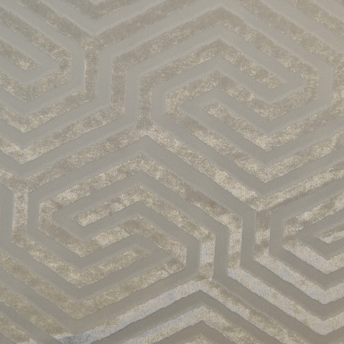 Europatex Fabric Baroque B Pearl Baroque 100% Polyester 8" H, 6" V 114.00 inches - My Fabric Connection -