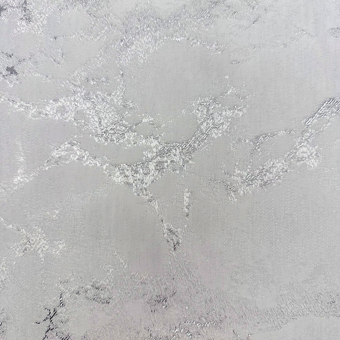 Europatex Fabric Dazzle Marble Silver White Dazzle 100% Polyester 118.00 inches - My Fabric Connection -