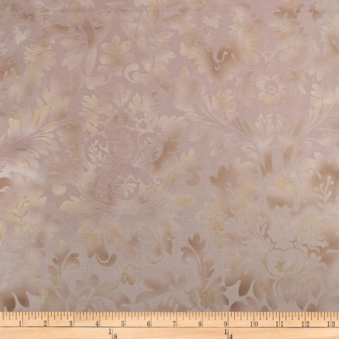 Europatex Fabric Embellished - Damask - Blush Embellished 100% Polyester China See Sample Horizontal: N/A and Vertical: N/A 118.00 inches  - My Fabric Connection -