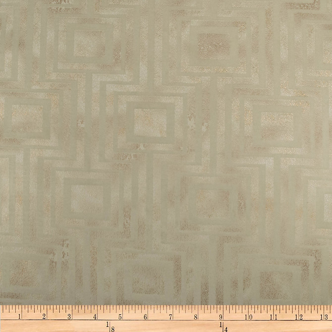 Europatex Fabric Embellished Square Ivory Embellished 100% Polyester 14.2" H, 12.4" V 118.00 inches - My Fabric Connection -