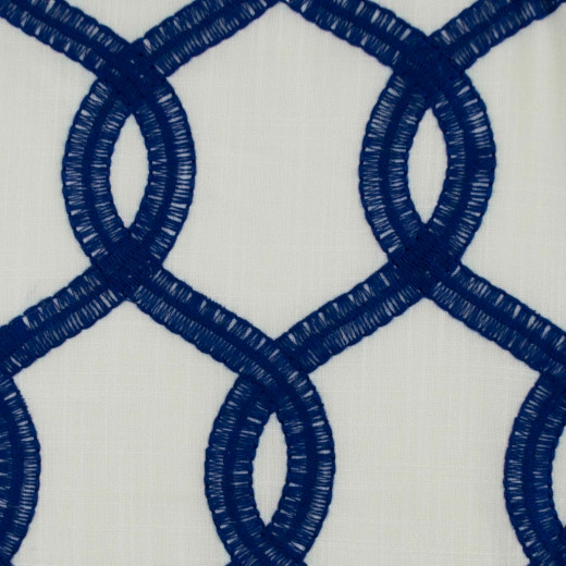 Europatex Fabric Nantucket - Navy Nantucket Collection 100% Polyester China See Sample Horizontal: N/A and Vertical: N/A 55.00 inches  - My Fabric Connection -