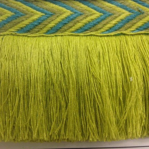 Europatex Fabric ARIEL LIME Sirenia Collection 50% Viscose / 50% Cotton China See Sample Horizontal: N/A and Vertical: N/A 2.00 inches  - My Fabric Connection -