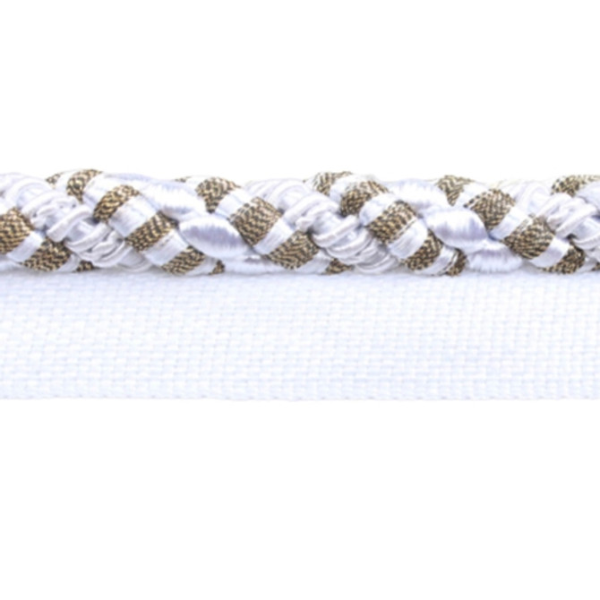 Europatex Fabric Blossom - Pure White Bouquet Collection 100% Polyester China See Sample Horizontal: N/A and Vertical: N/A 0.63 inches  - My Fabric Connection -