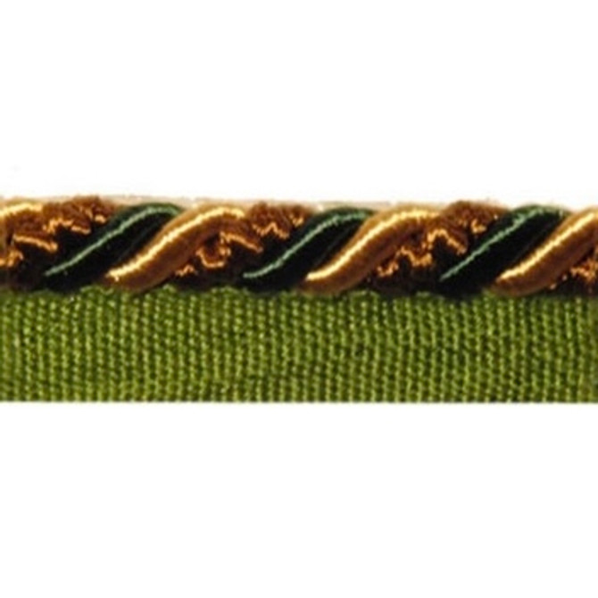 Europatex Fabric Cord - 553 Irish Ivy Cord 100% Polyester China See Sample Horizontal: N/A and Vertical: N/A 0.38 inches  - My Fabric Connection -