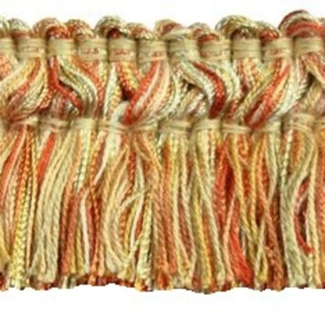 Europatex Fabric Elliant Tangerine Le Petite 100% Polyester 1.75 inches - My Fabric Connection -