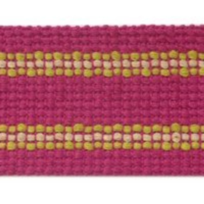 Europatex Fabric Grassi-Pink Carnivale 100% Polyester China See Sample Horizontal: N/A and Vertical: N/A 1.75 inches  - My Fabric Connection -