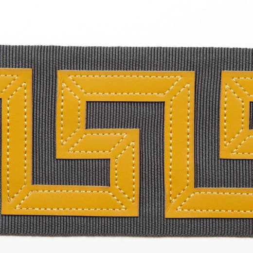 Europatex Fabric Kos - Slate Kos & Paros 55% Faux Leather / 23% Rayon / 21% Fibranne / 1% Polyester China See Sample Horizontal: N/A and Vertical: N/A 3.00 inches  - My Fabric Connection -