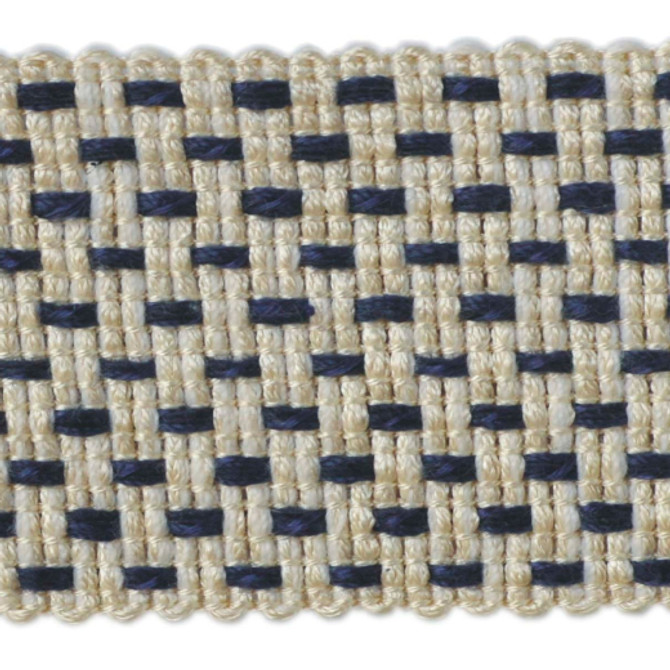 Europatex Fabric Loyal - Navy Loyal 50% Viscose/ 50% Cotton China See Sample Horizontal: N/A and Vertical: N/A 2.00 inches  - My Fabric Connection -