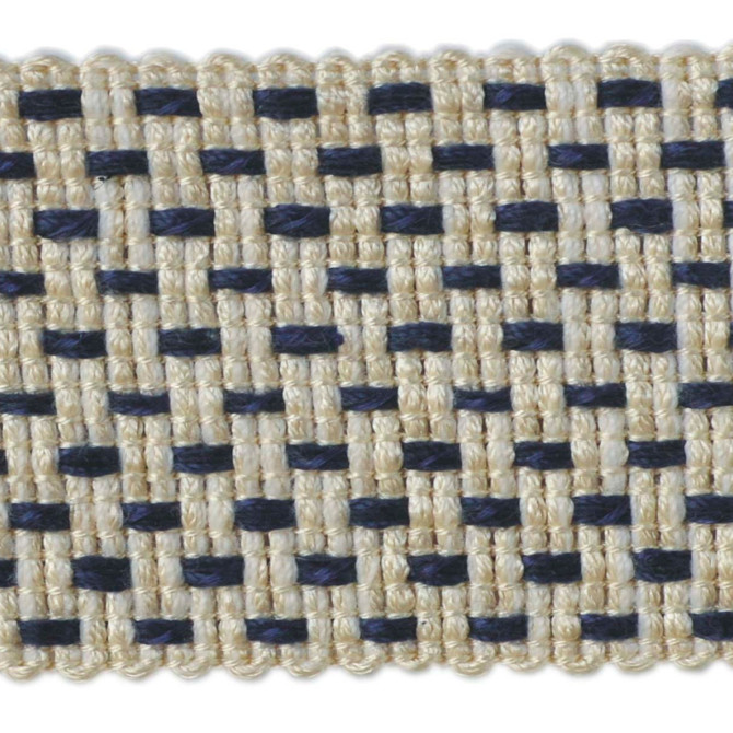 Europatex Fabric Loyal Navy Yarn Palette 50% Viscose, 50% Cotton 2.00 inches - My Fabric Connection -