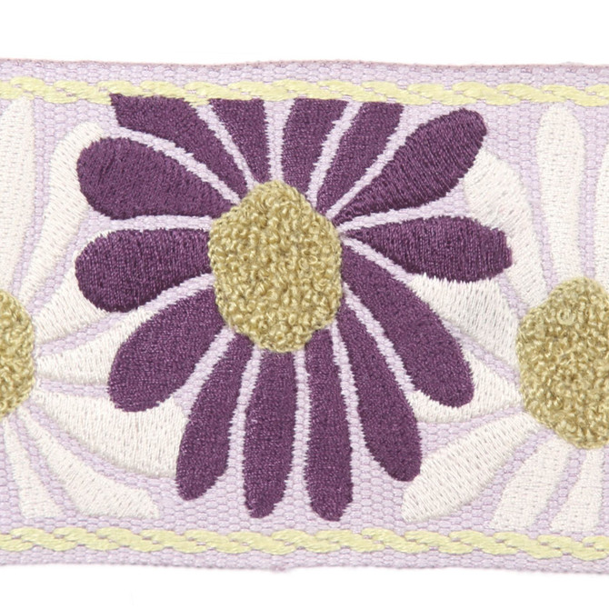 Europatex Fabric Milazzo Lilac San Marino 45% Linen, 23% Fibranne, 17% Acrylic yarns, 15% Polyester 3.50" 2.90 inches - My Fabric Connection -