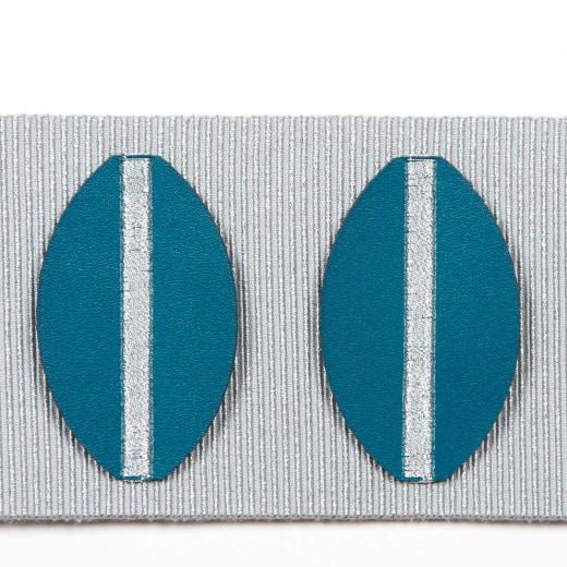 Europatex Fabric Paros - Aqua Kos & Paros 55% Faux Leather / 22% Fibranne / 12% Metallic yarn / 10% Rayon / 1% Polyester China See Sample Horizontal: N/A and Vertical: N/A 3.00 inches  - My Fabric Connection -