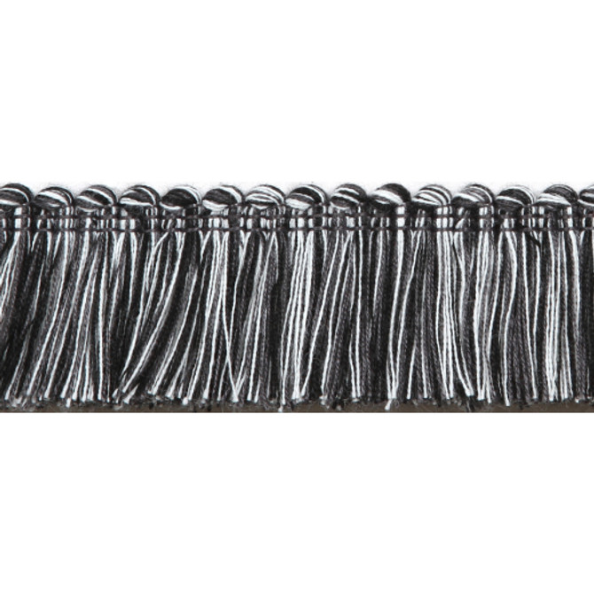 Europatex Fabric Pergola - Brushed Fringe - Black Pergola 100% Solution Dyed Acrylic China See Sample Horizontal: N/A and Vertical: N/A 1.50 inches  - My Fabric Connection -