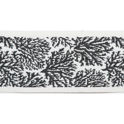 Europatex Fabric Pergola - Coral Tape - Black Pergola 100% Solution Dyed Acrylic China See Sample Horizontal: N/A and Vertical: N/A 3.25 inches  - My Fabric Connection -