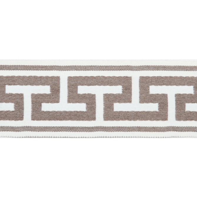 Europatex Fabric Pergola - Embroidered Tape - Sand Pergola 1 China See Sample Horizontal: N/A and Vertical: N/A 2.75 inches  - My Fabric Connection -