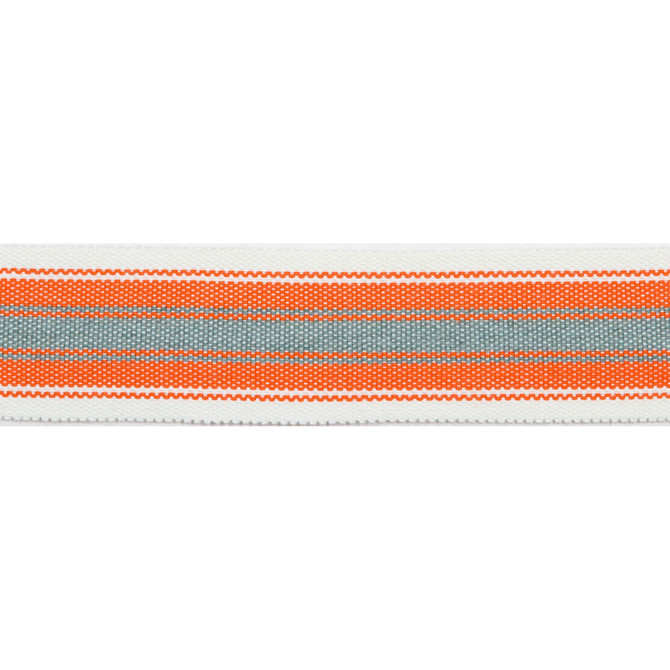 Europatex Fabric Pergola Striped Tape Coral Pergola 100% Solution Dyed Acrylic 1.50 inches - My Fabric Connection -
