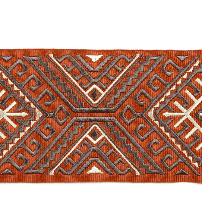 Europatex Fabric Vaduz Rustic Tapes Galore 100% Polyester 6.25" 3.50 inches - My Fabric Connection -