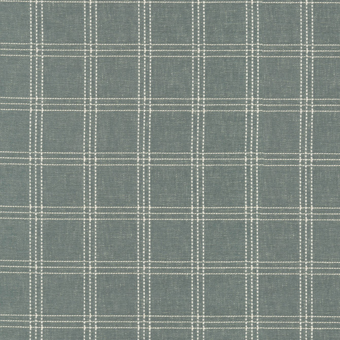PKL Studio Fabric Catalina Check Chambray 470610 - 83% polyester, 17% cotton India 51000 Horizontal: 2.25 and Vertical: 2 55 - My Fabric Connection -
