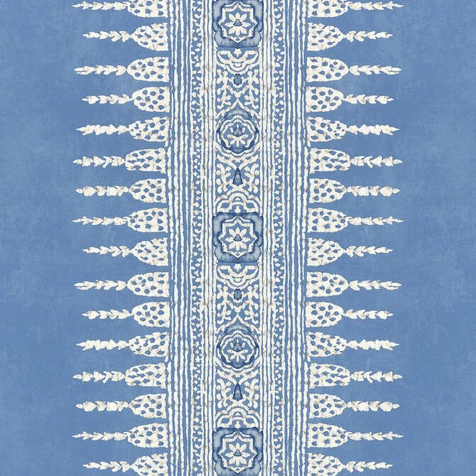 Anna French Wallpaper Javanese Stripe Wedgewood Blue AT15141 Wallpaper Wallpaper UNITED STATES - </p><p>Repeat: V: 9 20.5 - My Fabric Connection -