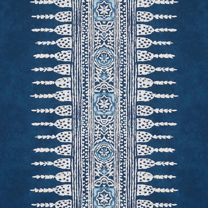 Anna French Wallpaper Javanese Stripe Navy AT15142 Wallpaper Wallpaper UNITED STATES - </p><p>Repeat: V: 9 20.5 - My Fabric Connection -