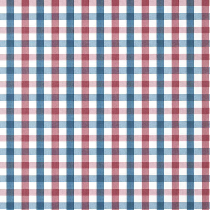 Anna French Wallpaper Saybrook Check Blue and Red AT15153 Wallpaper Wallpaper UNITED STATES - </p><p>Repeat: V: 3.5 27 - My Fabric Connection -