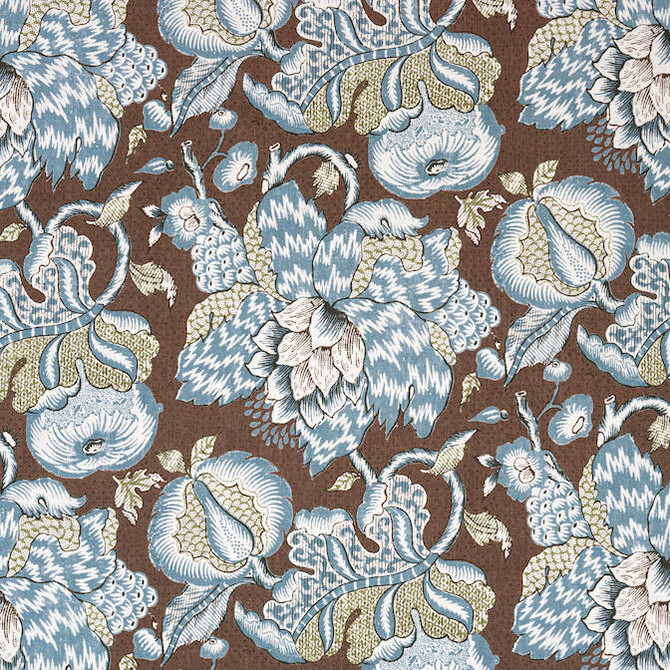 Anna French Fabric Westmont Brown and Slate AF15110 Fabric 100% Linen THAILAND 20000 </p><p>Repeat: V: 20.5 54 - My Fabric Connection -