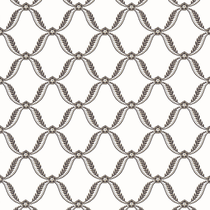 Anna French Wallpaper Tate Trellis Black AT57883 Wallpaper Non Woven Wallpaper UNITED STATES - </p><p>Repeat: V: 6.25 27 - My Fabric Connection -