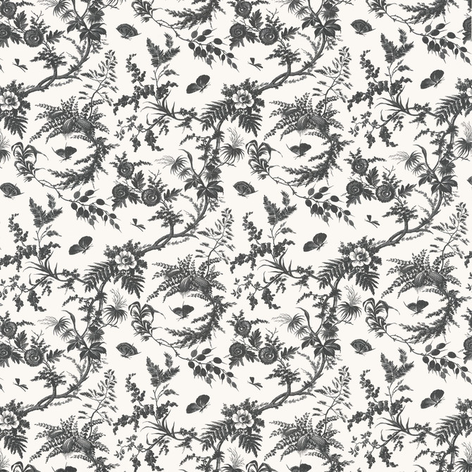 Anna French Fabric Newlands Toile Black AF57838 Fabric </p><p>Repeat: V: 35.50" (90.17 cm) 54.00" (137.16 cm) - My Fabric Connection -