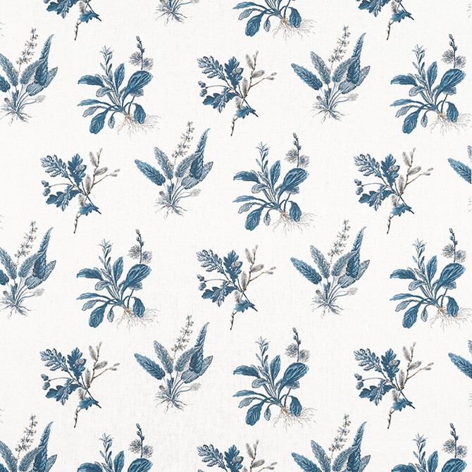 Anna French Fabric Woodland Blue AF57854 Fabric 100% Linen UNITED STATES 15000 </p><p>Repeat: V: 21.5 52.5 - My Fabric Connection -