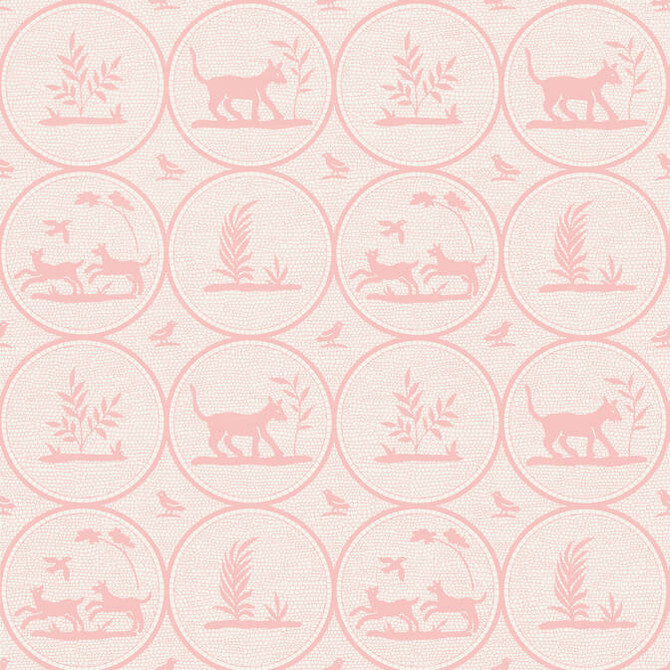 Thibaut Wallpaper Dooley Pink T14353 Wallpaper Wallpaper UNITED STATES - </p><p>Repeat: V: 13.5 27 - My Fabric Connection -