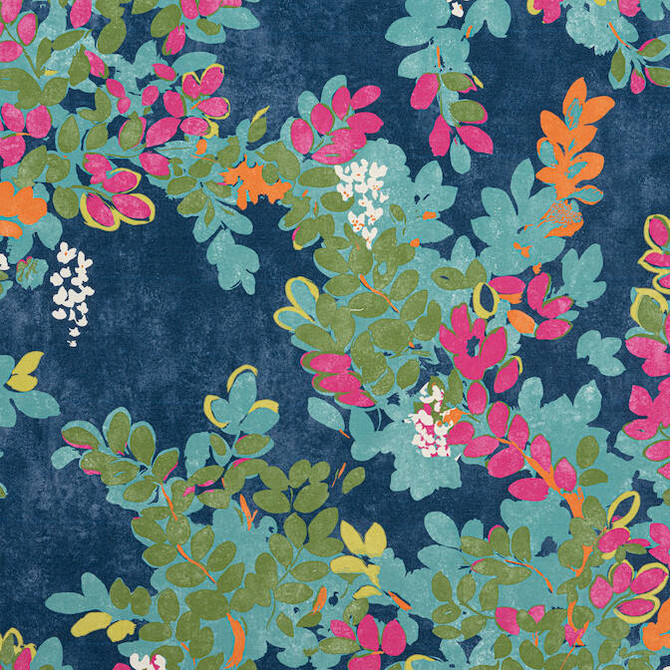 Thibaut Fabric Central Park Navy and Pink F914331 Fabric 60% Linen, 30% Cot, 10% Nylon UNITED KINGDOM 20000 </p><p>Repeat: V: 35 54 - My Fabric Connection -