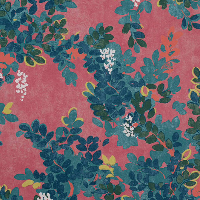 Thibaut Fabric Central Park Pink F914332 Fabric 60% Linen, 30% Cot, 10% Nylon UNITED KINGDOM 20000 </p><p>Repeat: V: 35 54 - My Fabric Connection -