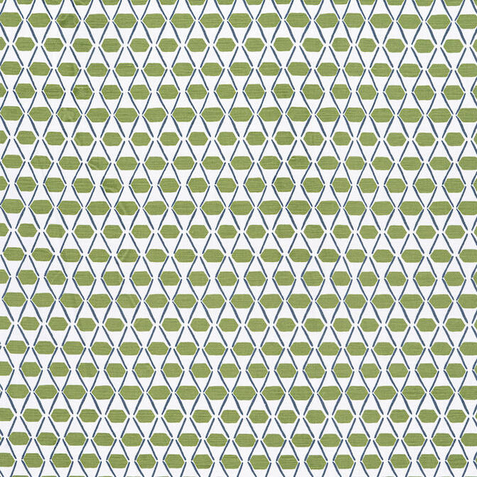 Thibaut Fabric Denver Green and Blue F914327 Fabric 56% Linen, 44% Cotton INDIA - </p><p>Repeat: V: 3.75 54 - My Fabric Connection -