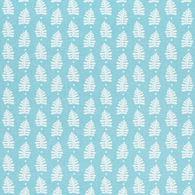 Thibaut Fabric Ferndale Turquoise F910653 Fabric 100% Cotton UNITED STATES - </p><p>Repeat: V: 2 54 - My Fabric Connection -