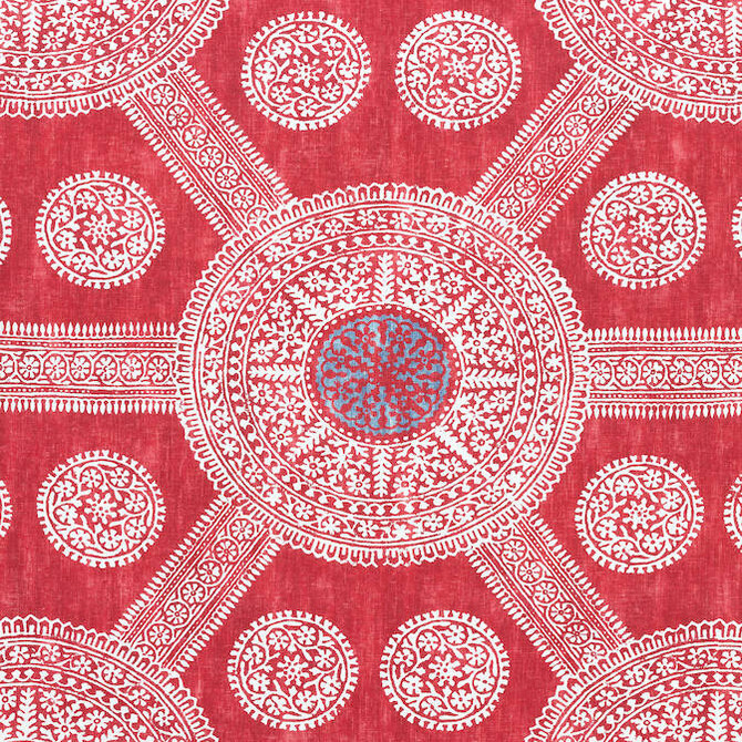 Thibaut Fabric Stonington Red F910637 Fabric 100% Cotton UNITED KINGDOM 20000 </p><p>Repeat: V: 35 54 - My Fabric Connection -