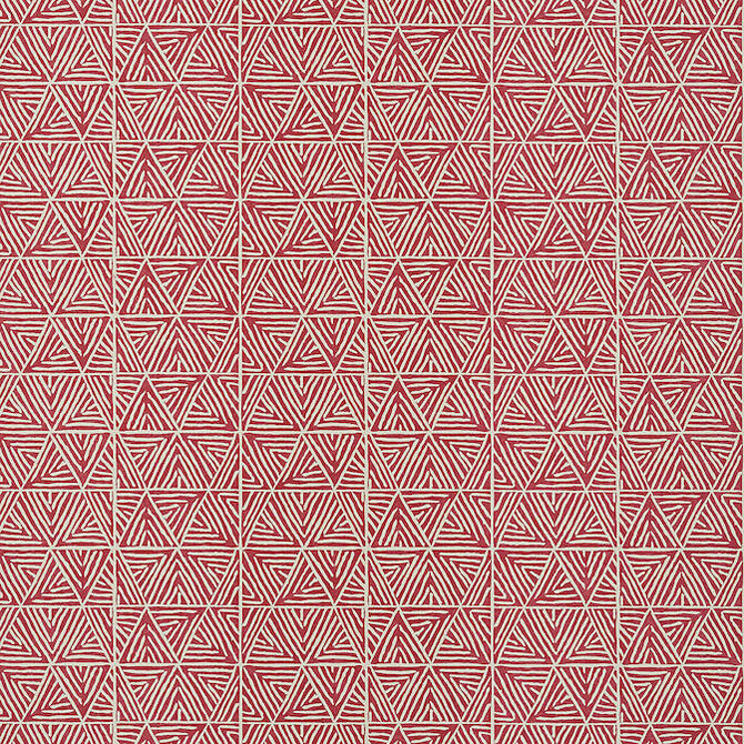 Thibaut Wallpaper Mombasa Red T10209 Wallpaper Wallpaper UNITED STATES - </p><p>Repeat: V: 8.37 27 - My Fabric Connection -