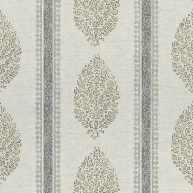 Thibaut Fabric Chappana Grey F910236 Fabric 60% Linen, 30% Cot, 10% Nylon UNITED KINGDOM - </p><p>Repeat: V: 13 54 - My Fabric Connection -