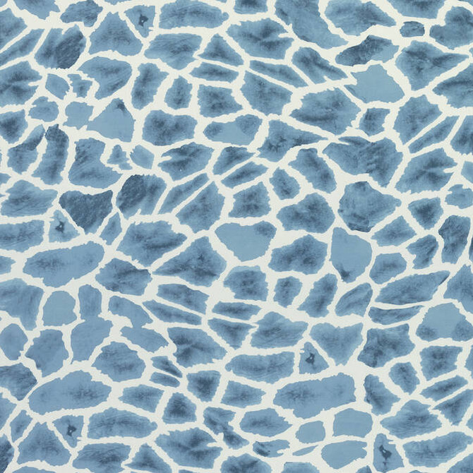 Thibaut Fabric Makena Slate Blue F910220 Fabric 55% Cotton, 45% Linen ITALY - </p><p>Repeat: V: 36 54 - My Fabric Connection -