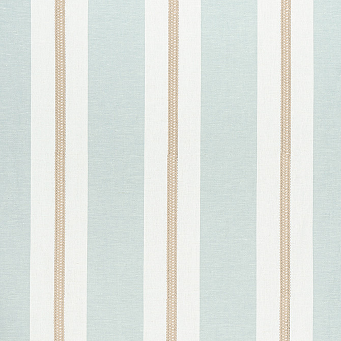 Anna French Fabric Alden Stripe Embroidery Beige AW24534 Fabric 50% Cotton, 40% Linen, 10% Viscose INDIA - </p><p>Repeat: V: 0 54 - My Fabric Connection -
