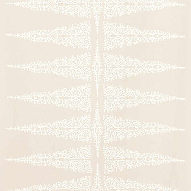 Anna French Fabric Ellery Stripe White on Beige AF24541 Fabric 55% Linen, 45% Cotton INDIA 10000 </p><p>Repeat: V: 8.75 54 - My Fabric Connection -