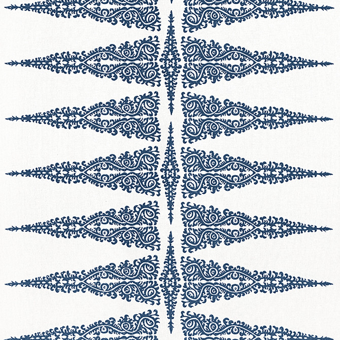 Anna French Fabric Ellery Stripe Navy on White AF24547 Fabric 55% Linen, 45% Cotton INDIA 10000 </p><p>Repeat: V: 8.75 54 - My Fabric Connection -