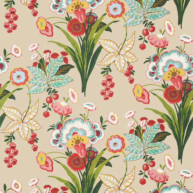 Thibaut Wallpaper Pasadena Cream T20852 Wallpaper Non Woven Wallpaper UNITED STATES - </p><p>Repeat: V: 25 36 - My Fabric Connection -