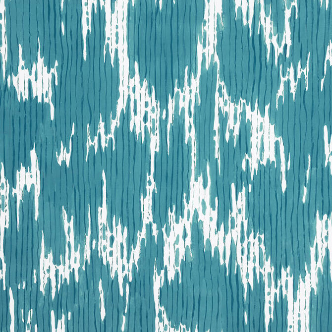 Thibaut Fabric Maverick Teal F920816 Fabric 100% Cotton ITALY 10000 </p><p>Repeat: V: 33.5 54 - My Fabric Connection -