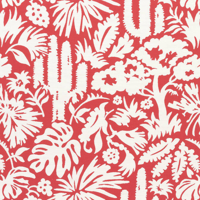 Thibaut Fabric Botanica Flame W74618 Fabric 100% Polyester (UV) UNITED STATES 45000 </p><p>Repeat: V: 26 54 - My Fabric Connection -