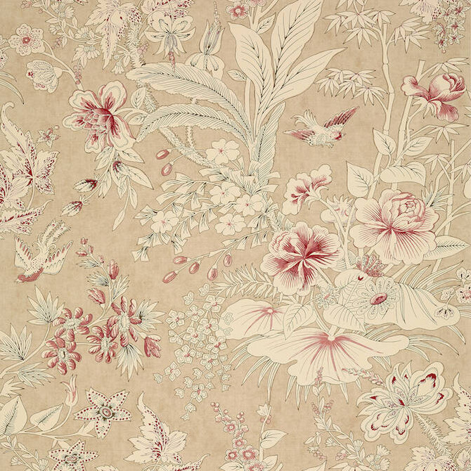 Thibaut Wallpaper Rosalind Beige T13601 Wallpaper Non Woven Wallpaper UNITED STATES - </p><p>Repeat: V: 27 27 - My Fabric Connection -