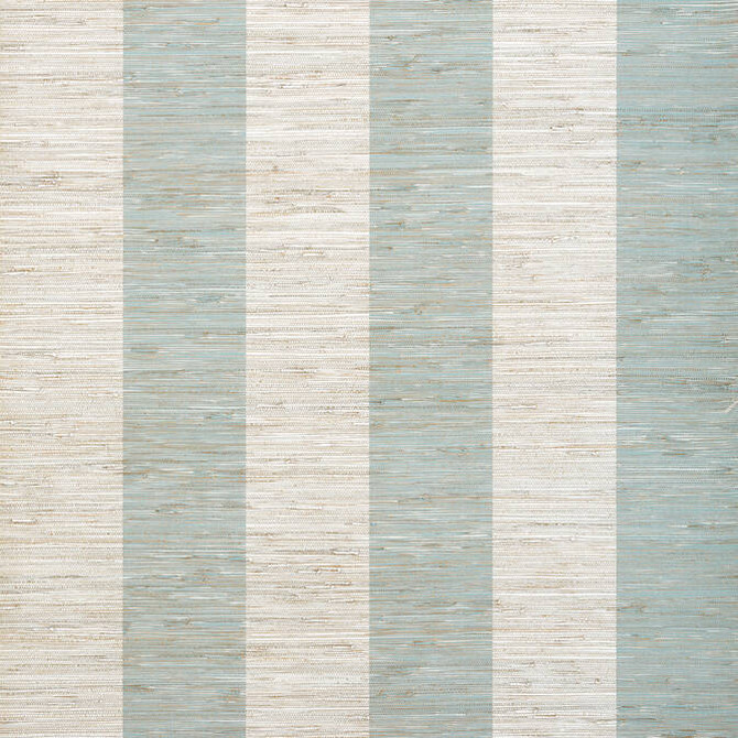Thibaut Wallpaper Crossroad Stripe Aqua T72803 Wallpaper Grasscloth Printed KOREA - </p><p>Repeat: V: - 36 - My Fabric Connection - Thibaut Wallpaper Crossroad Stripe Aqua T72803 Wallpaper Grasscloth Printed KOREA - </p><p>Repeat: V: - 36 - My Fabric Connection -